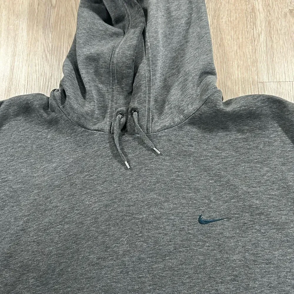 Vintage Nike Sweatshirt Men XL‎ Pullover Hoody Charcoal Gray